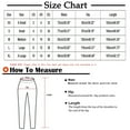 thumbnail image 3 of LLYwey Deals Clearance Sweat Pants for Womens Ladies Front Split Cropped Pants Suit Pants Ladies High Waisted Flared Pants New Full Length Pants Trousers Regular Fitted White XL, 3 of 8