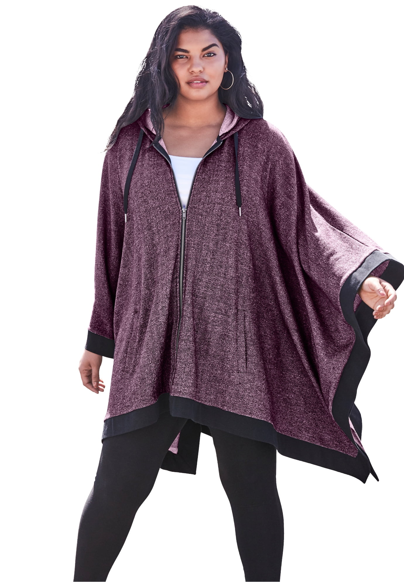 poncho hoodie