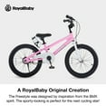 thumbnail image 6 of Royalbaby Freestyle 18 In Pink Kids Bike Boys and Girls Bike with Kickstand and Water Bottle, 6 of 14