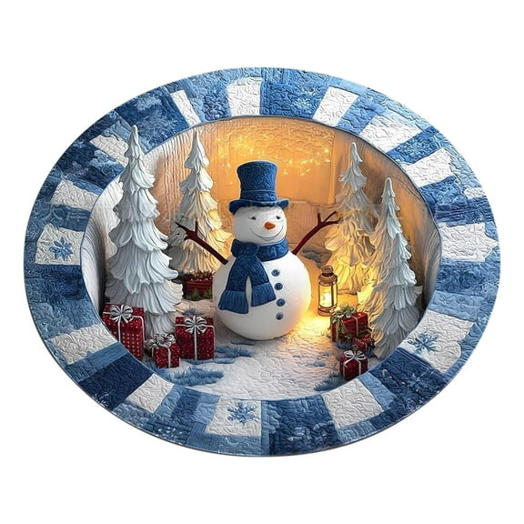 3D Illusion Doormat, Christmas Anti-Slip Doormat,Room Decoration Doormat for Front Door, Decoration Indoor and Outdoor, Bathroom, Kitchen