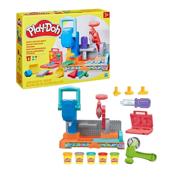 Set de Juego Hasbro Play Doh Banco de herramientas