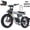 GT20S Gray, variant on 3000W Peak Dual Motor COSWHEEL GT20 Pro Electric Bike for Adults, with 48V40Ah Removable Battery,Up to 37MPH & 145 Miles, Electric Motorcycle with 7-Speed, 20"x 4.0 Fat Tire Ebikes UL2849