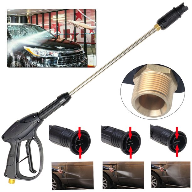 High Pressure Washer Gun 3000 PSI Power Car Wash Gun with M2214mm
