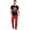 Men, variant on Matching Family Christmas Pajamas, Short Sleeve Top And Buffalo Plaid Pants Set, Christmas Memories Together, Soft Loungewear for Christmas Morning, Family Sleepwear for Xmas Eve