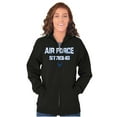 thumbnail image 4 of US Air Force Strong USAF Pride Zip Up Hoodie Men's Women's Brisco Brands S, 4 of 6