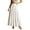 White, variant on CAIXIA Long Skirts for Women Slim Fit Polka Dot Soft Women's Flowy Handkerchief Hemline Midi Skirt