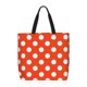 thumbnail image 1 of Easygdp Orange And White Polka Dot1 Bolsa Tote para Mujer, Bolso de Hombro para Trabajo, Playa, Viajes, Compras y Supermercado, 1 of 7