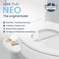 thumbnail image 2 of LUXE Bidet NEO 320 - Hot and Cold Water, Self-Cleaning, Dual Nozzle, Non-Electric Bidet Attachment for Toilet Seat, Adjustable Water Pressure, Rear and Feminine Wash, Lever Control (Gold), 2 of 9