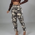 thumbnail image 3 of Birdeem Mode Femmes Aguichant Moulant Camouflage à Franges Bandage Pantalon, 3 of 9