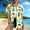 Green, variant on ZZwxWA Hawaiian Shirts for Women Soft Cool Summer Hawaii Shirts Floral Tropic Print V Neck T-Shirt Short Sleeve Button Up Tops 2025
