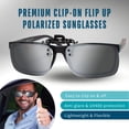 thumbnail image 2 of Gafas de visión nocturna polarizadas con clip, BLUE CUT Nightwatch, 2 of 5