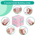 thumbnail image 2 of Fidget Infinity Cube Toy - Mini Cute Fidget Tool for Anxiety Relief & Time Killing, Suitable for Kids and Adults, Macaron Blue, 2 of 7