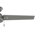 thumbnail image 3 of Ventilador De Techo Hunter 59262 Cassius Matte Silver 52" Hunter 59262, 3 of 7