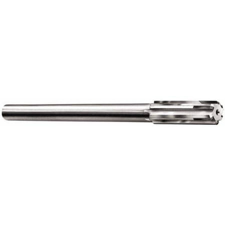 

0.587 Carbide-Tipped 6 Flute Chucking Reamer Straight Flute Straight Shank 2 Flute Length 8 OAL