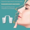 thumbnail image 4 of Transparent No. 7 (C)$ Nose Comprehensive Rhinoplasty Nostril Support Silicone Shaping Crooked Nose Correction Fixer Plastic Nose Clip, 4 of 5