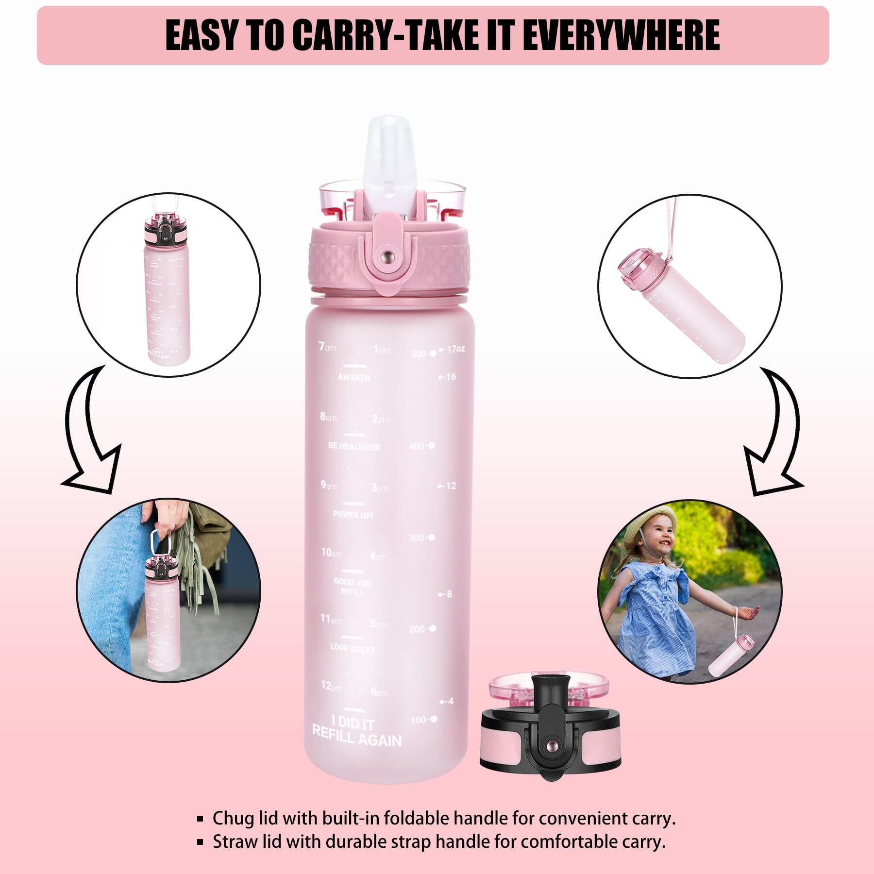 ROISDIYI Kids Water Bottle with Straw Spill Proof Toddler Water Bottles for  School 16 OZ 3 Pack, Ide…See more ROISDIYI Kids Water Bottle with Straw