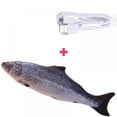 thumbnail image 1 of EASTIN Electric Fish Cat Toy  Flopping Moving Fish Cat Toy  Electric Dancing Fish Kicker Interactive Fun Toy for Cat Exercise, 1 of 12