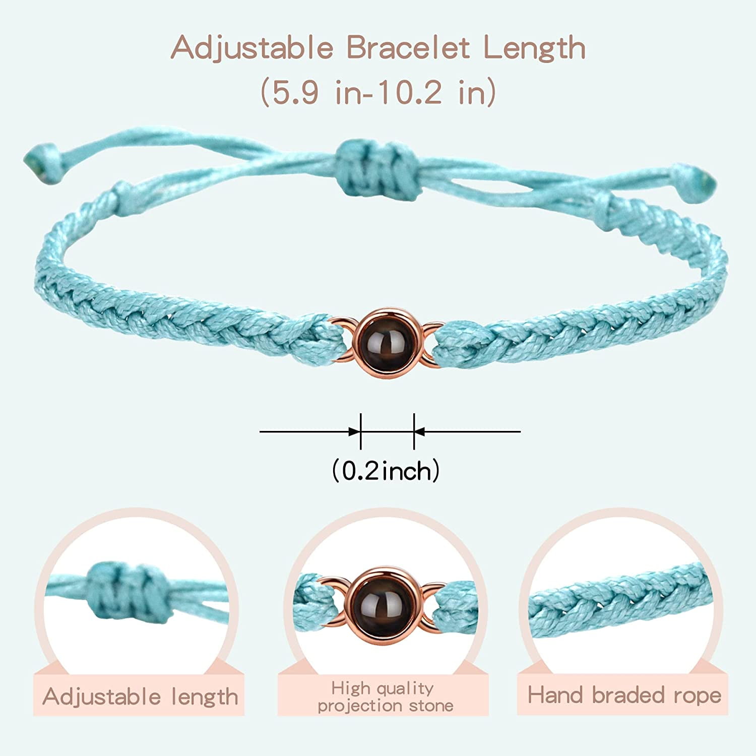 Buy Custom Stamped Bracelet Personalized Engraved Bracelet Adjustable  String Bracelet Pura Vida Online in India - Etsy