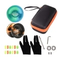 thumbnail image 1 of Aluminum Alloy Responsive Unresponsive Yoyo + Professional Orange Black Unresponsive Yoyo, 1 of 4