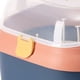 thumbnail image 4 of Caja de almacenamiento para taza de lactancia para recién nacidos con gran capacidad para la alimentación del bebé, rejilla de secado portátil para biberones de color azul, 4 of 5