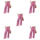 thumbnail image 3 of Pantalones Sonducket Mujer verano primavera Casual pierna ancha estirable Rosa XXL, 3 of 6