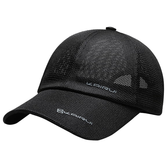 BODOAO Baseball Caps for Men And Women Vintage Fitted Hats for Men Outdoor Activities Plain Baseball Cap Womens Baseball Caps Solid Color Blank Hats Unisex Sun Protection Caps Portable Black