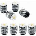 thumbnail image 1 of 8 Tapones de Válvula con Diamantes de Imitación para Neumáticos de Coche, Diseño de Margarita, Cubre Válvulas con Diamantes de Imitación para Accesorios de Coche Brillantes, 1 of 9