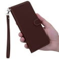 thumbnail image 6 of Dteck iPhone 7 Solid Color Wallet Case,PU Premium Leather Flip Kickstand Ultra-Slim Cover for iPhone for iPhone 7/ 8 / SE 2020 4.7 inch,Coffee, 6 of 8