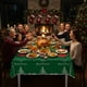 thumbnail image 5 of xihome Mantel de plstico desechable e impermeable con diseño de rbol de Navidad, extragrande (108 x 180 cm), ideal para fiestas, catering y eventos tipo buf., 5 of 6