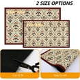 thumbnail image 5 of Coffee Mat Dish Drying Mat Hide Stain High Absorbent Bar Mat for Countertops Easy Clean,Fit Under Coffee Maker Machine And Accessories-16"x24",Vintage Small Flowers, 5 of 7
