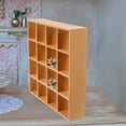 thumbnail image 2 of Miniature Wooden Storage Rack Mini House Furniture Mini House Accessory, 2 of 9