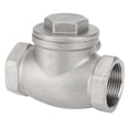 thumbnail image 1 of DN32 Check Valve, High Pressure Sturdy Swing Check Valve, Gas Use For Oil Female Swing Check Valve Water, 1 of 8