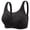 Black, variant on Nude Lace Plus Size Support Bra, Wireless Full-Coverage Bralette with Wide Adjustable Straps, Comfort Side Shaper Lingerie for Large Bust