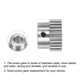 thumbnail image 3 of 12mm Apertura 25T Módulo 1 Inoxidable Acero Espolón Diferencia Diferencial Motor Piñón Engranaje Unique Bargains ruedas dentadas, 3 of 5