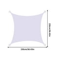 thumbnail image 3 of HBBKVI Sun Shade Cloth 98" × 98", Awning for Outdoor Swimming Pool Garden, UV Protection Sun Shade Sail White, 3 of 5