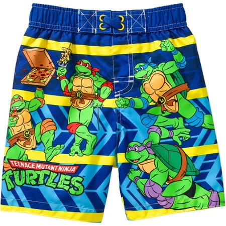 Teenage Mutant Ninja Turtles - Toddler Boy Swim Trunks - Walmart.com