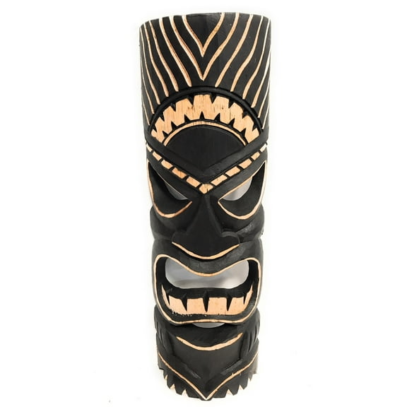 Chief/Warrior Tiki Mask 20" - Hand Carved Wall Hanging Decor | #bds1202450