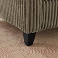 thumbnail image 5 of Leumius Accent Chair Armchair,Comfy Upholstered Single Sofa Chair with 2 Pillow for Living Room,Bedroom,Brown, 5 of 8