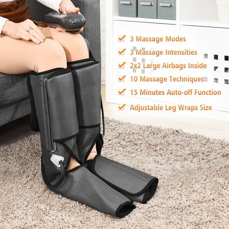 Nursal Leg Air Compression Massager Arm Massage Pressure Wrap Foot Therapy  FAST