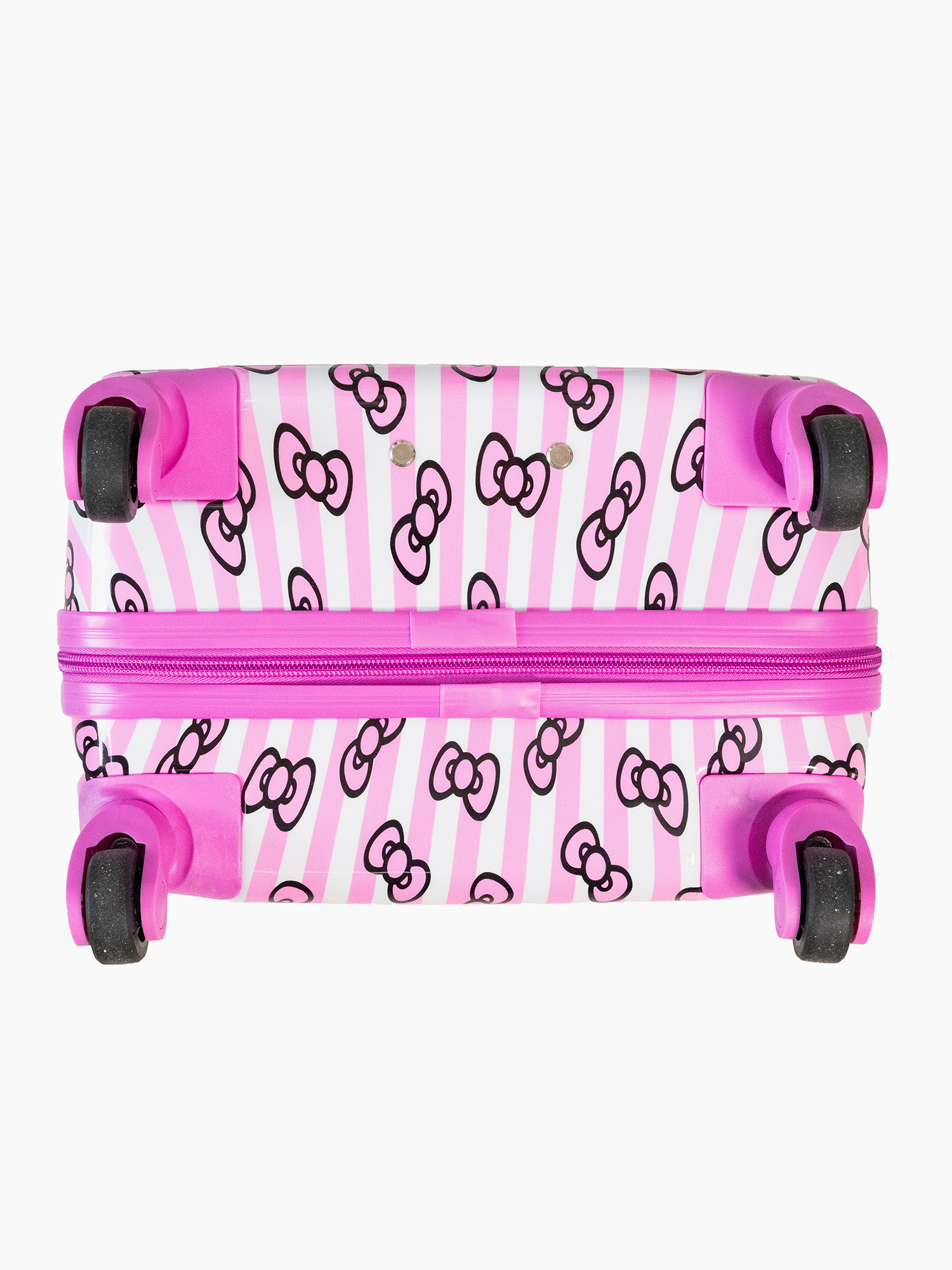 Kid's Sanrio Hello Kitty Character 18" Carry on Hardside ABS Spinner Luggage Suitcase, Pink