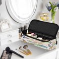 thumbnail image 6 of Hair Tools Storage with Heat Resistant Mat- Colored Butterfly Printed Curling Iron Travel Bag/Flat Iron Case for Women, 6 of 8
