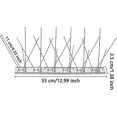 thumbnail image 3 of Stainless Steel Bird Spikes - 4 Pack - Anti-Pigeon Repellent for Balcony Roofs & Windows, 3 of 5