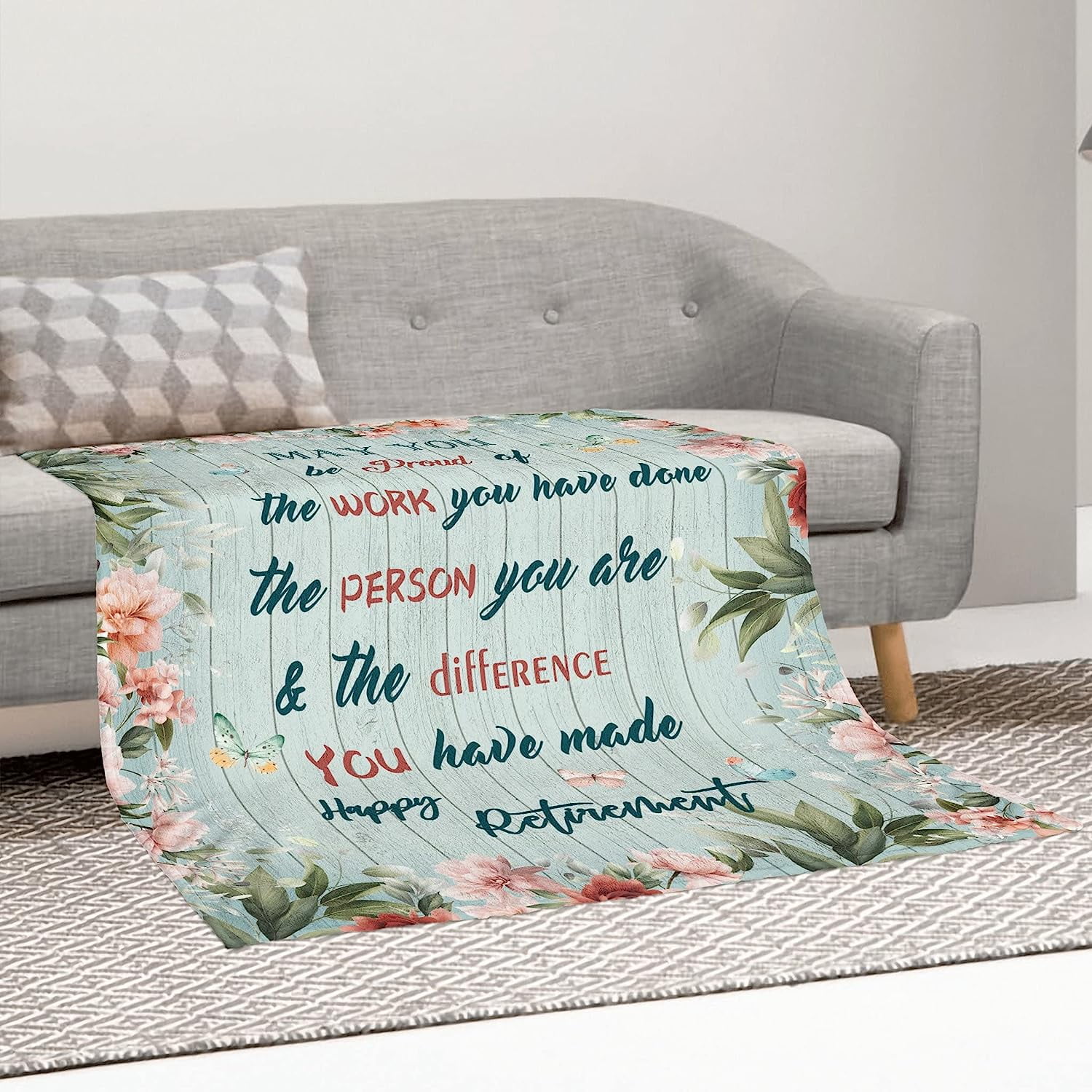 Retirement Gifts for Women 2023, Retirement Gifts Blanket 40"x50", Best Retirement Gifts for Women, Retired Gifts for Women, Retirement Happy Gifts, Funny Retirement Gift Ideas, Retired Party