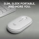 thumbnail image 2 of Ratón Logitech Pebble 2 M350s Slim Bluetooth inalámbrico blanco, 2 of 9
