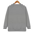 thumbnail image 5 of Holzkary Oversized Sweatshirt for Women Warm Soft Printed Shirt Winter Sweatshirts Tops Loose Fit Casual Long Sleeve Striped Sweatshirt Comfy Fall Winter Outfits Clothes 2025 Fashion Bk1 L, 5 of 7