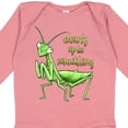 thumbnail image 4 of Inktastic Praying Mantis- Clearly Up to Something Boys or Girls Long Sleeve Baby Bodysuit, 4 of 5