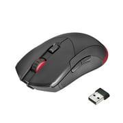 onn Rechargeable Wireless Gaming Mouse with LED Lighting, 8 Programmable Buttons