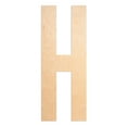 thumbnail image 4 of 18 In. Letter F, Unfinished Market Monogram Wood Letter. For your DIY Decor such as Door Hanger, Wall Decor, Alphabet for Birthday, Wedding (F), 4 of 29