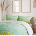 thumbnail image 5 of Ambesonne Nature Duvet Cover Sets, Daisies and Dragonflies, 2-Queen, Green Yellow, 5 of 6