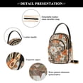 thumbnail image 4 of FORMRS Crossbody Bag for Women Quilted Travel Shoulder Cell Phone Purse with Chain Strap Handbag, Rustic Floral, 4 of 7